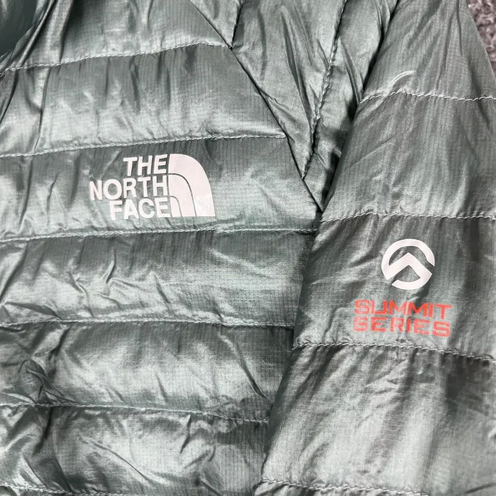 The North Face Summit Series Jacket Mens S Green Puffer Insulated Lightweight